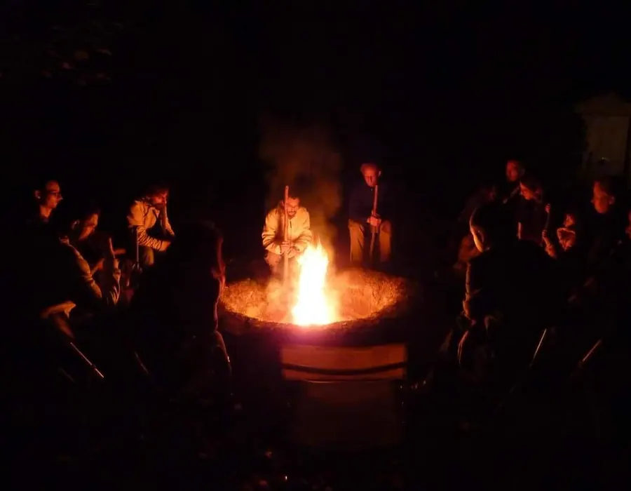 Cercle autour du feu